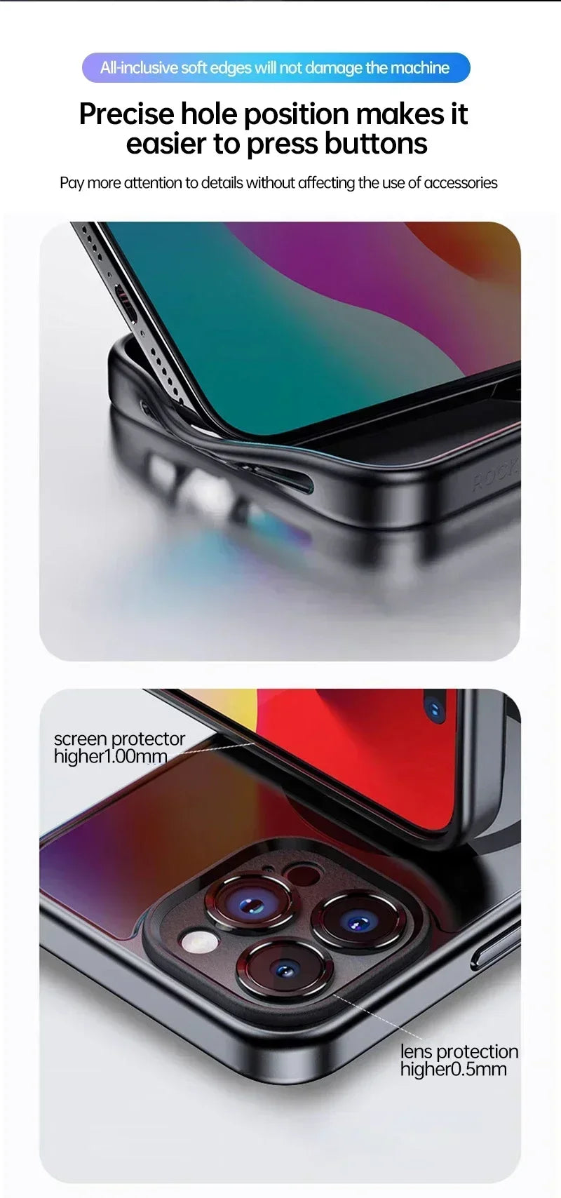 Eink Screen Smart NFC Refesh Phone Case for IPhone 16 15 14 13 Pro Max DIY Eink Back Display Protection Case Battery Free